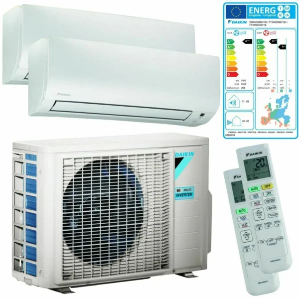 Daikin Duo set 2 x 2.5 kw en 4Kw outside unit 2 x FTXP25R + 2MXM40